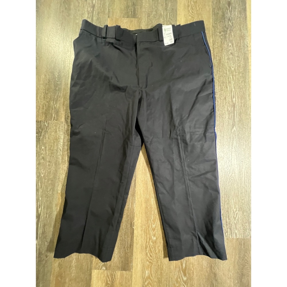 Horace Small Uniform Trousers Mens 50R Navy Blue Side Stripe 1Z2288C